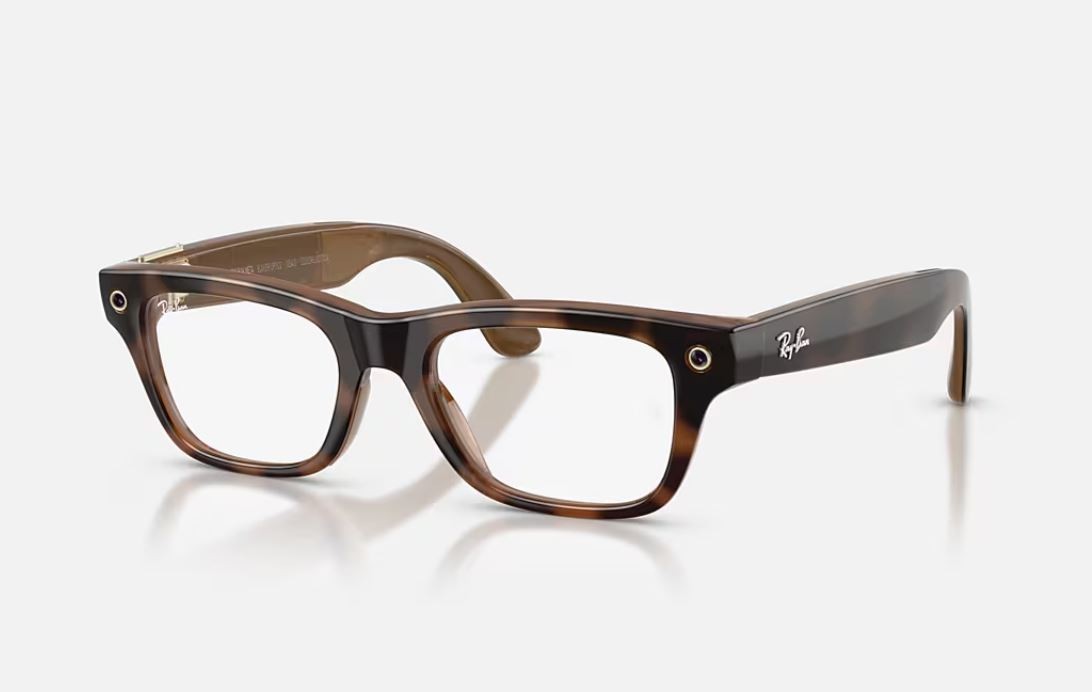 Ray-ban Meta Gen 2 Blayzer Optics AI Glasses Shiny Havana & Demo Lens (50-19)