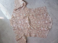 Vintage 70s Short Sleeve Button Shirt Men Large Floral Flower Disco Never Used