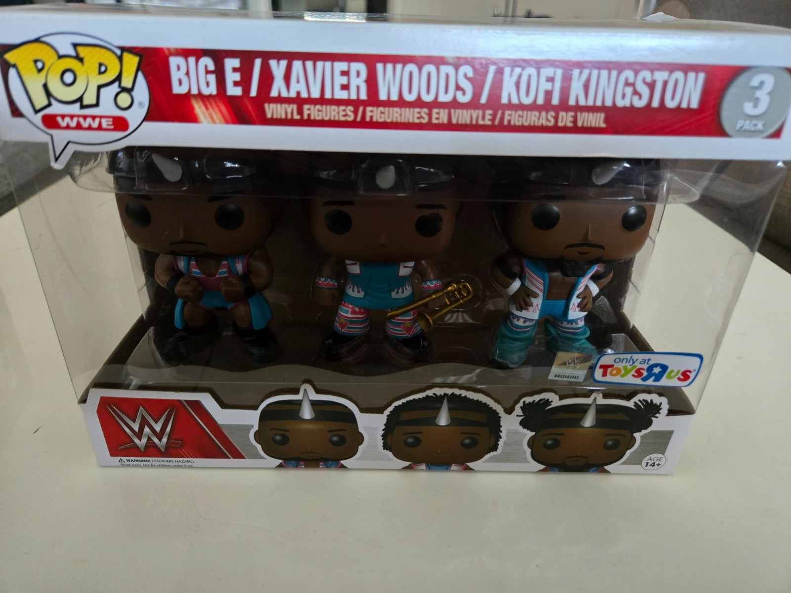 R Us Pop Funko Wwe The New Day 3 Pack Big E Kofi Kingston Xa
