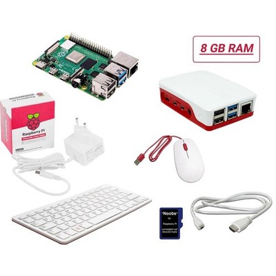 Raspberry Pi  Desktop Kit Raspberry Pi  5 B 16 GB 4 x 2.4 GHz inkl. Tastatur,