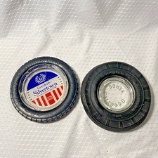 VTG B.F. Goodrich 1776-1976 Tire Ashtray & Garage used 1960s embossed Lot of 2