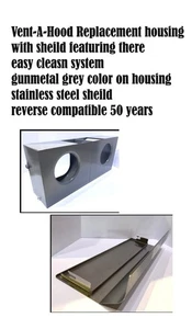 Vent-A-Hood remplacement du boîtier de soufflante double et SS sheild système facile à nettoyer