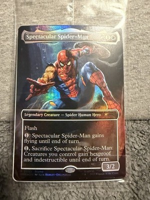 Marvel Legends Spectacular Spider-Man Magic The Gathering MTG Foil