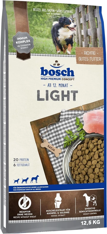 Bosch HPC Light | Hundetrockenfutter Für Übergewichtige Hunde Aller Rassen