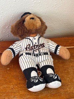 Good Stuff Small Brown Plush Teddy Bear in Astros Baseball Outfit Stuffed Animal