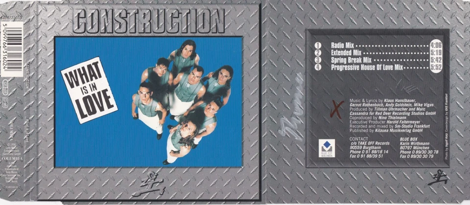 Construction - What Is In Love  (4 Track  Maxi CD - Bild 1 von 1
