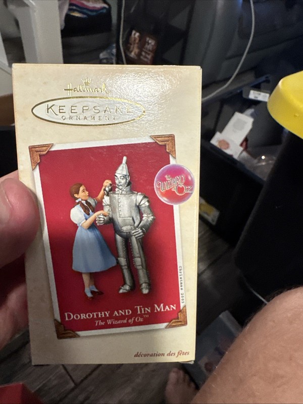 Hallmark Keepsake Ornament Dorothy and Tin Man Wizard of Oz 2003 QXI8299