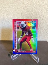 2025 Topps Chrome Football DENZEL BURKE RC #368 RED WHITE BLUE REFRACTOR ! 🔥