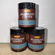 Orgnisulmte Mushroom Coffee- 3 Jars/26 Servings/each 60%Arabica 40%mushroom