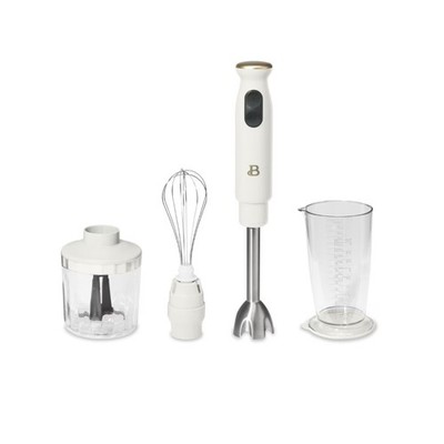 2-Speed Immersion Blender with Chopper Attachment and Measuring Cup for
