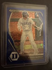 Ethan Murray 2021 Prizm Draft Picks Blue Donut Circle /25