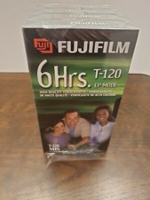 Lot of 4 Sealed Fujifilm T-120 VHS Tapes Blank 6 Hrs NEW