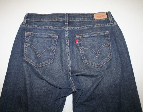 Levis 529 12M 32 x 32 Womens Blue Jeans Curvy Boot Cut Levi Denim Pants EUC  | eBay