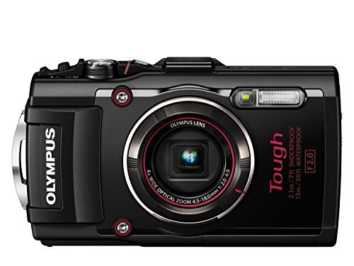 中古品　OLYMPUS STYLUS TG-4 Tough OLYMPUS Digital Camera STYLUS TG-4 Tough Black 16-MP F2.0