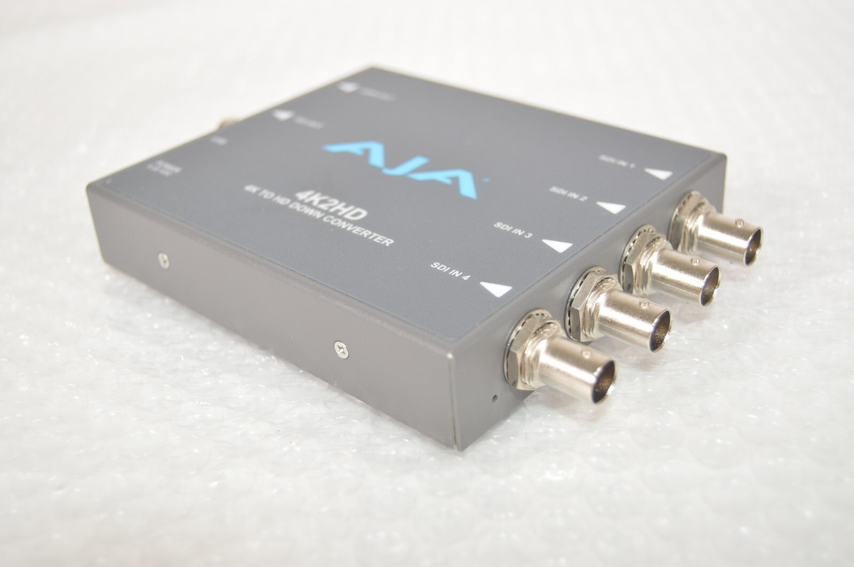 AJA 4K2HD 4K/UHD to 3G/HD/SD-SDI and HDMI Down-Converter Excellent