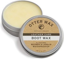 Otter Wax Boot Wax 2oz All-Natural Leather Waterproofer Made in USA