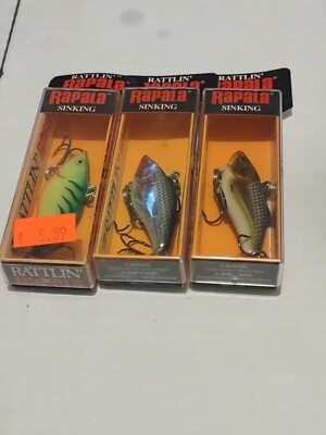 Leurre vibrant Rapala Rattlin Rap RNR08/S (9407