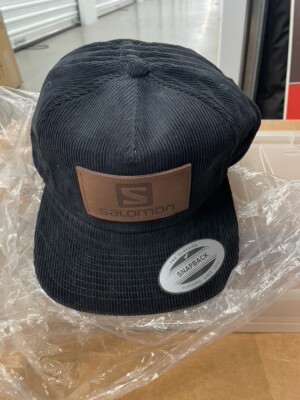 New Salomon Corduroy Trucker Snapback Hat/Cap Unisex One Size