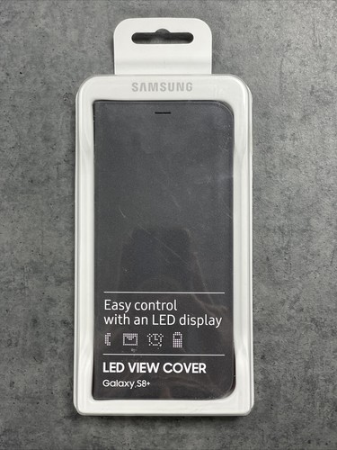 Samsung LED Wallet Cover für Galaxy S8+ in schwarz GEBRAUCHT