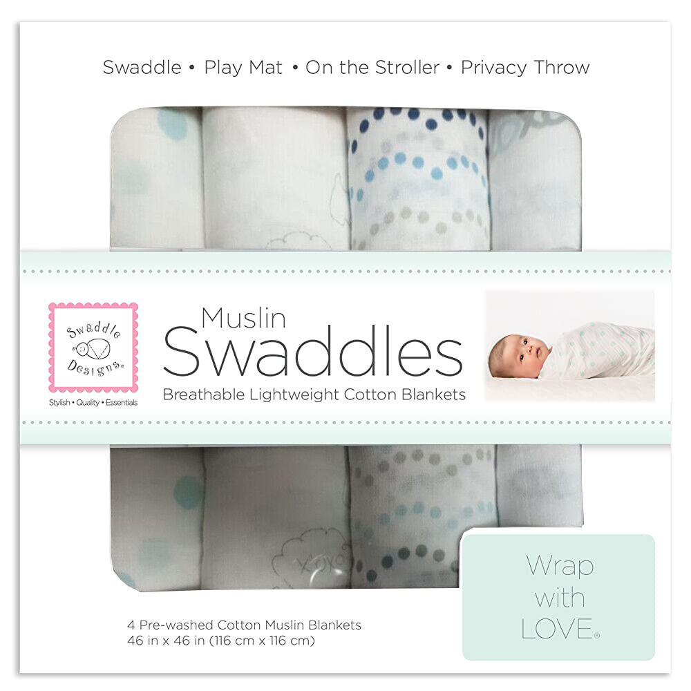 Muslin Swaddle Designs Blanket Baby Toddler Sleeping Wrap Play Mat For Newborn 811964027671 Ebay