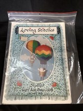 1982 Loving Stitches, "Stuffed Hot Air Balloon" Designed by Boni Fletcher, 20" H