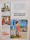 1953  Womens Catalina swimsuit And son fashions vintage clothing ad