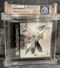 Final Fantasy VII 7 PlayStation PS1 Wata 9.4/A Black Sealed Realistic Violence