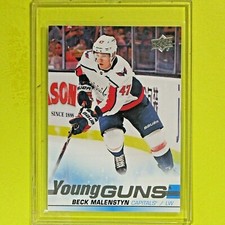 BECK MALENSTYN  2019  ROOKIE  YOUNG GUNS  #480  Washington Capitals