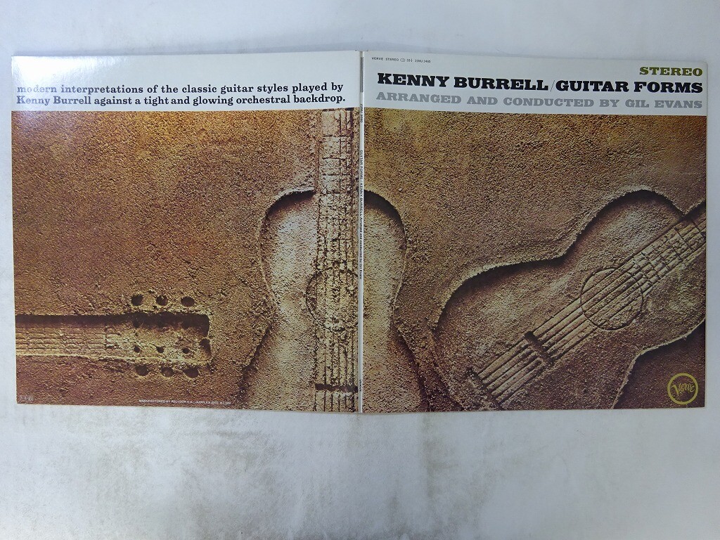 Kenny Burrell Guitar Forms Verve Records 23MJ 3460 Japan