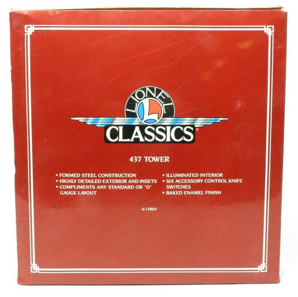 Lionel 6-13804 Orange roof w/red base 437 switch tower NIB - Image 2 of 4