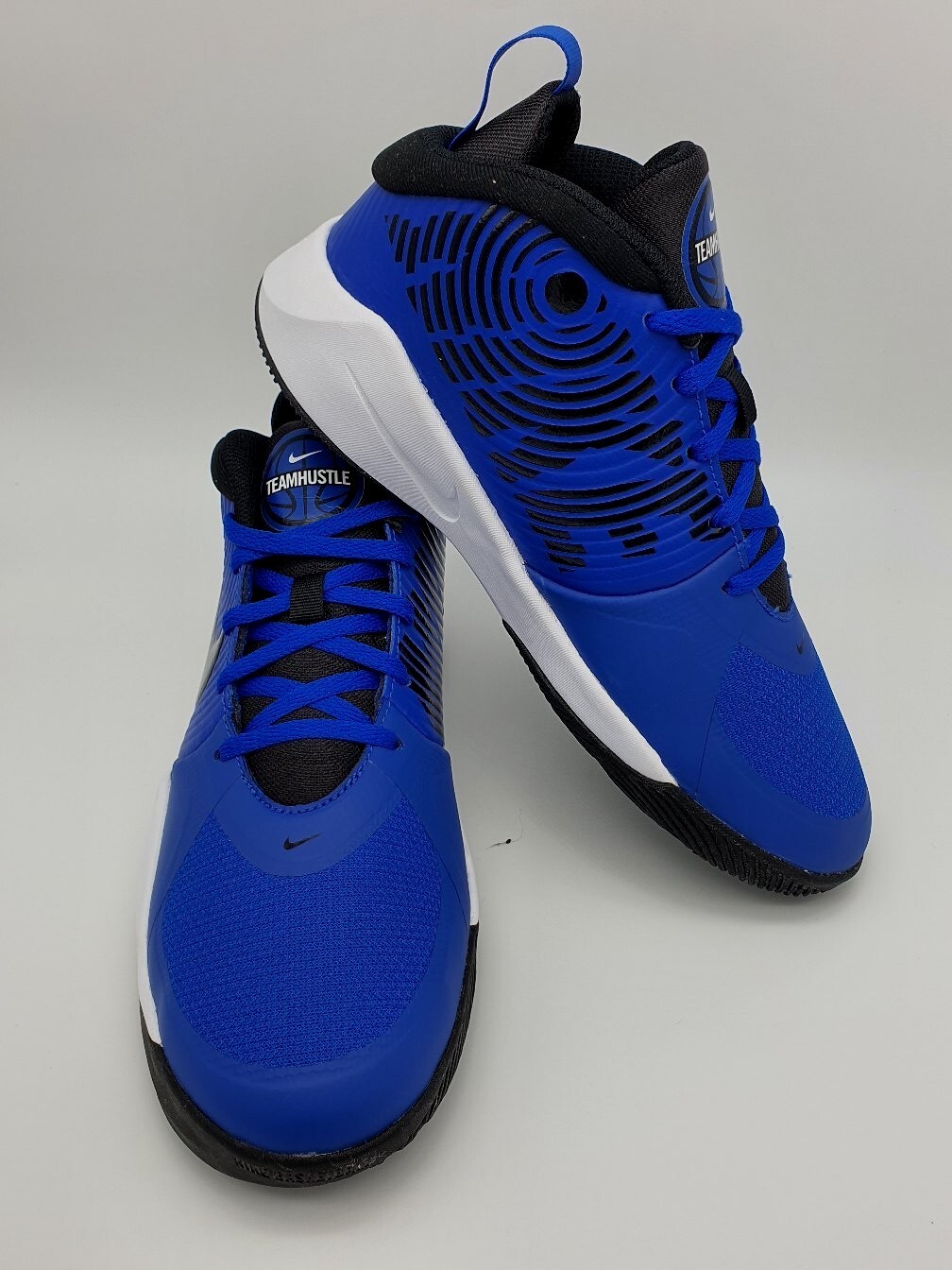 Nike Team Hustle D9 (GS) Game Royal / Blue,  UK 5.5 /EU 38.5 /CM 24 - AQ4224 400