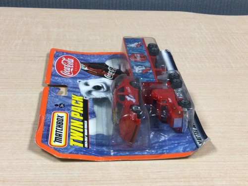 Matchbox Twin Pack Coca Cola Brand Vehicles Car & Truck - Picture 3 of 3