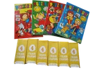 12 x Mini Puzzle Fun Books & 12 Packs of crayons Party Loot Bag Fillers Gifts