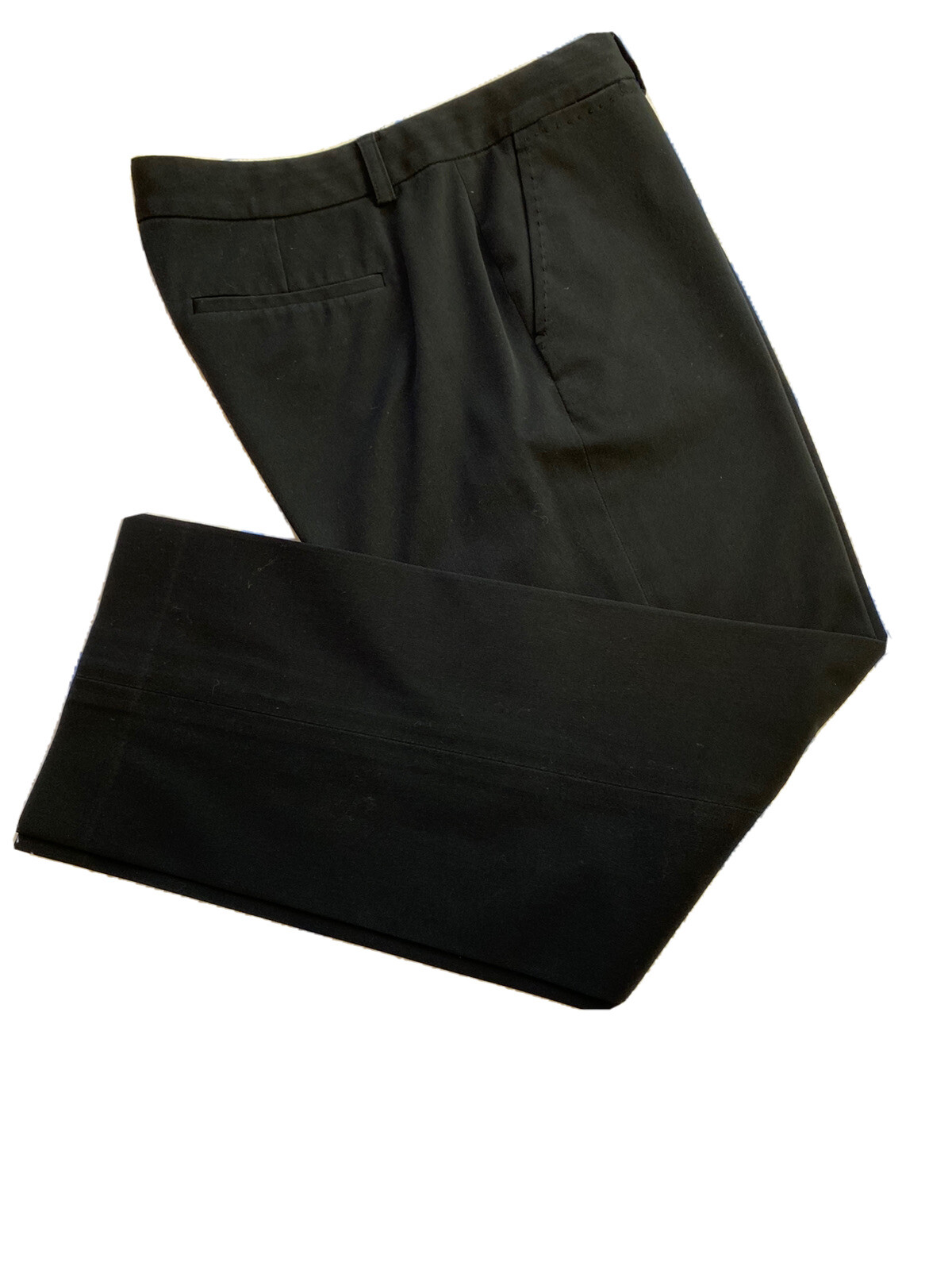 Elie Tahari for Nordstrom Black Capri Cotton Blend Dress Pants Trousers