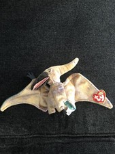 Ty Beanie Baby - SWOOP the Pterodactyl Dinosaur (See Tags!) Very RARE!Ty 2000