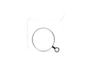 Monokel in Silber, Monokel ohne Galerie mit +1,25 bis +2,75 verglast