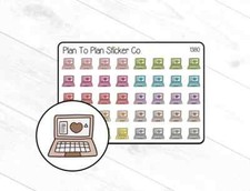 1380 Laptops Planner Stickers