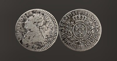 FRANCE 1/10 Ecu 1788 MA - Silver .917- King Louis XVI