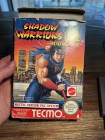 Boxed Nintendo Entertainment System NES Shadow Warriors II 2: Ninja Gaiden