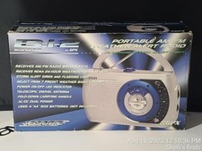 GPX A390BI2 Blue Ice Two Portable AM/FM/Weather Alert Table Radio NIB