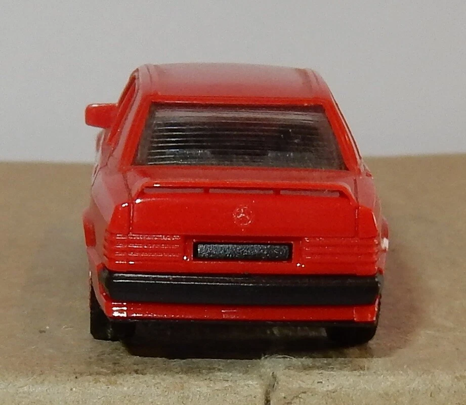 A Micro Herpa Ho 1/87 Mercedes-Benz 190 E 2.3 16S Rosso No. Box - Immagine 4 di 4