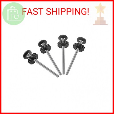 4Pcs Universal Baby Gate Threaded Spindle Rod, M8 (8mm) Replacement Bolt Part fo