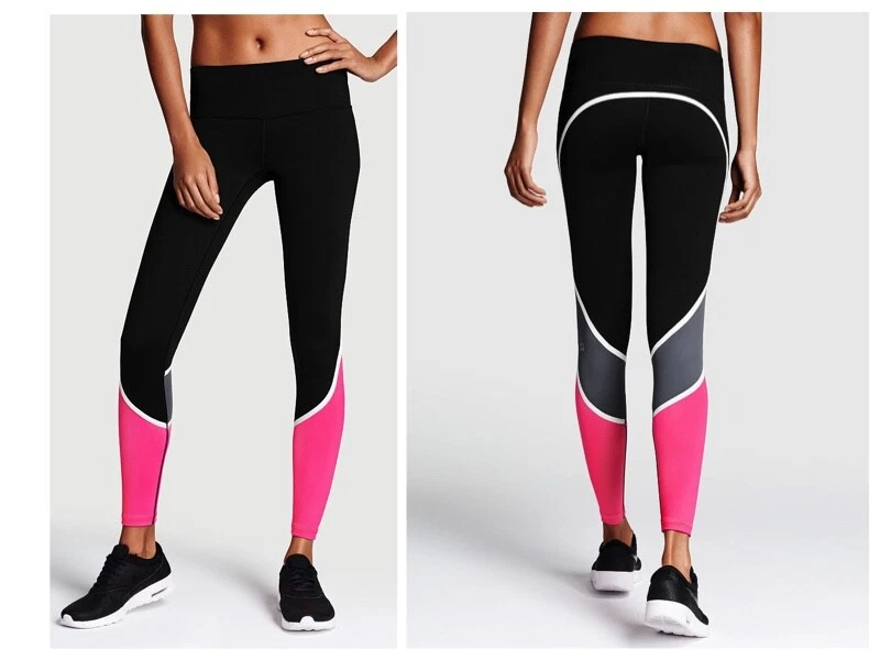 Victoria Secret VSX Sport Knockout Tight Legging Colorblock L