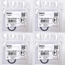 Rover 75 I 2.0 CDT Diesel Injector Outer Body Seal x 4 Genuine Bosch F00VC38042