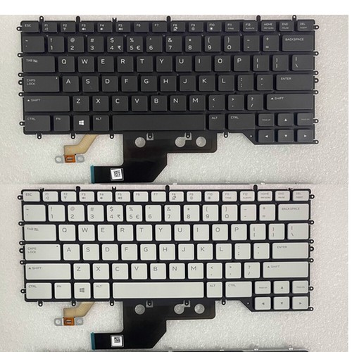 Laptop Keyboard Relacement For DELL Alienware M15 R2 R3 Black/White - 第 1/3 張圖片