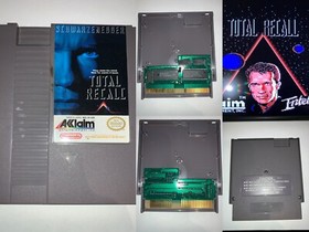 LOT of 5 Nes Nintendo Games Top Gun + Track +Bayou +Robin hood +Total Recall