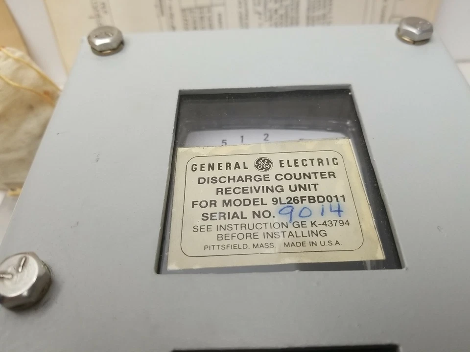 NEW GENERAL ELECTRIC 9L26FBD011 DISCHARGE COUNTER SENDING & RECEIVING UNIT j92 - Image 4 of 4