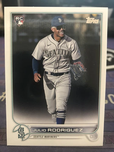 2022 Topps Factory Set JULIO RODRIGUEZ Rookie Image Variation MARINERS RC #659
