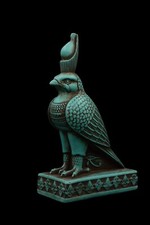 RARE ANTIQUE ANCIENT EGYPTIAN Statue Stone of God Horus Falcon Bird , God of Sky