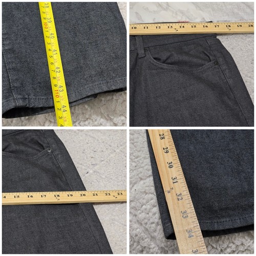 J Brand Mens Gray Tyler Denim Jeans Low Rise Straight Leg 5 Pockets Size 33 - Imagen 10 de 11